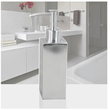 Distributeur de lotion liquide avec pompe savon en acier inoxydable (1/3)