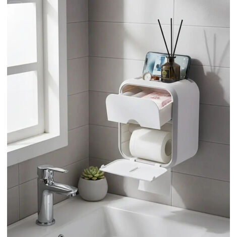 Distributeur de papier toilette sur tiroir (1/5)