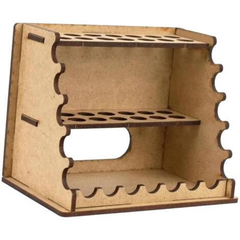 Portepinceaux en bois organisateur (1/5)