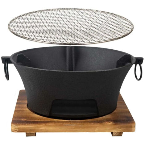 Chemine de foyer rond pour barbecue au charbon de bois pour L (1/5)