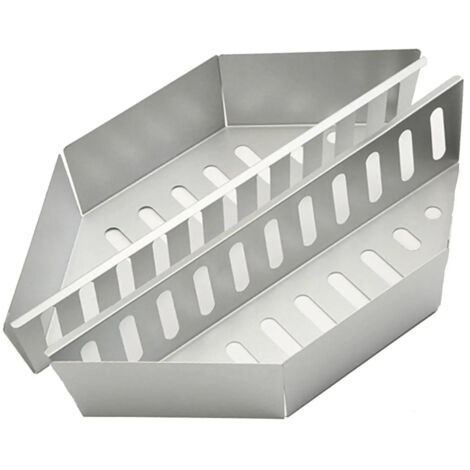 2 paniers barbecue en aluminium accessoires supports (1/5)