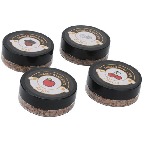 copeaux de bois fumés extra fins, couleur cerisier et noyer (1/5)