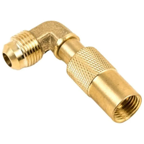 Adaptateur coudé pour propane 3/8 mâle pour conversion (1/5)