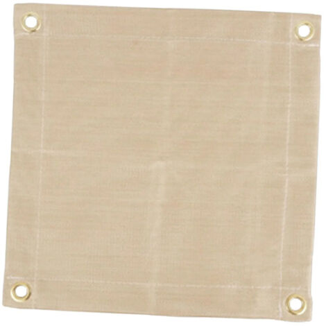 Tapis ignifugé d'extérieur pour cheminée, barbecue au bois (1/5)