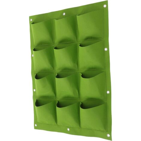 Sacs de culture muraux vert à 12 poches (1/5)