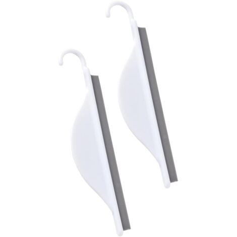 Raclette à vitre et essuie-écran miroir (lot de 2) en silicone (1/5)