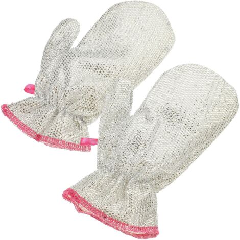 Gants de cuisine réutilisables pour faire la vaisselle, taille moyenne, antidérapants (1/5)
