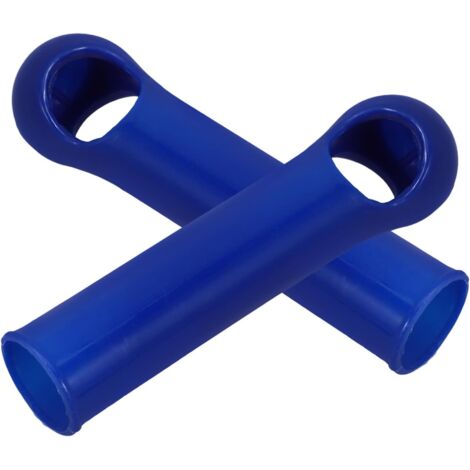 Lot de 2 poignées de rechange pour manche de pelle à poussière et balai, 19 mm, bleu marine (1/5)