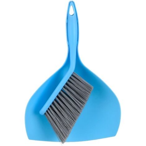 Mini balai et pelle à poussière, ensemble portable pour le nettoyage de bureau (1/5)