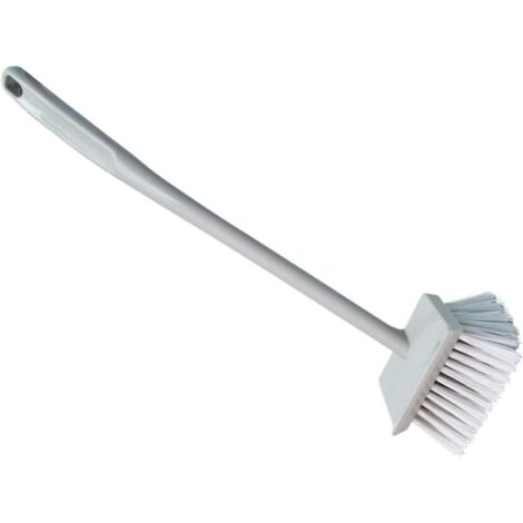 Brosse de sol, brosse de nettoyage ménager, poils en plastique rigide (1/5)