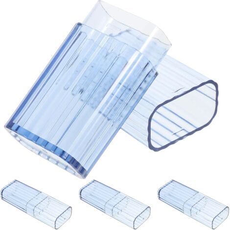 4 boîtes de rangement pour cotons-tiges et cure-dents (1/5)