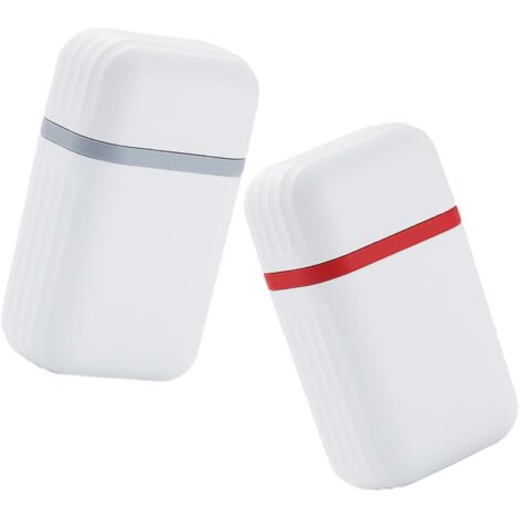 Lot de 2 porte-savons de voyage portables avec couvercle double (1/5)