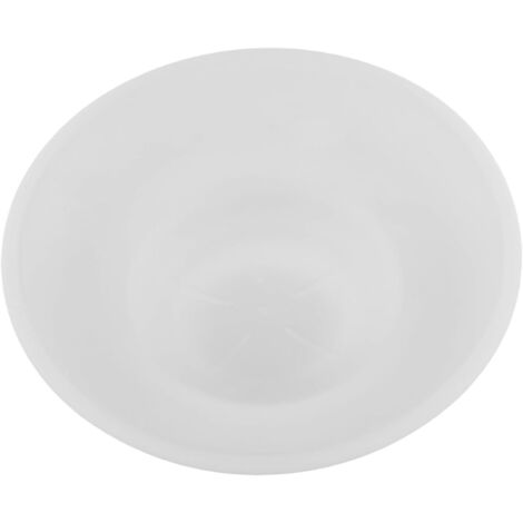 Porte-savon rond en verre dépoli, plateau en verre (1/5)