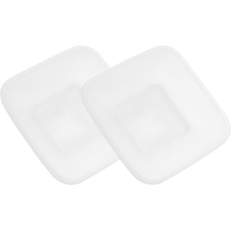 Porte-savon en verre, porte-savon en barre, plateau carré en verre pour (1/5)