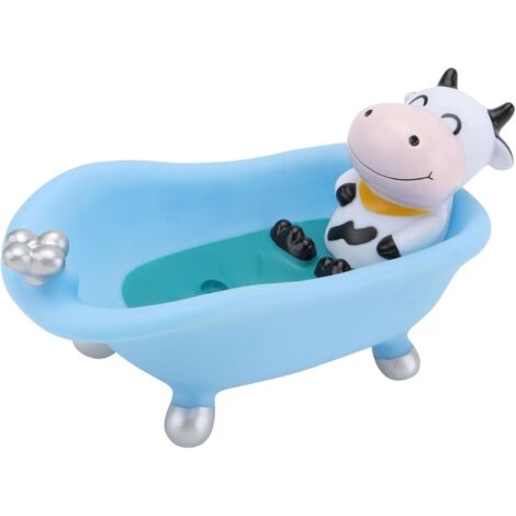 Porte-savon baignoire avec évacuation, motif animal mignon (1/5)