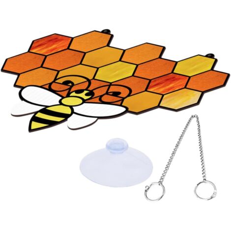 Décoration de porte suspendue en acrylique abeille (1/5)