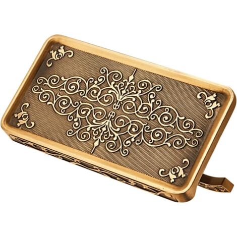 Porte-papier toilette multifonctionnel de style vintage avec étagère (1/5)