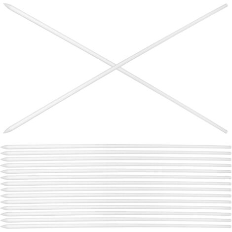 Ensemble de 16 tuteurs en acrylique pour plantes de jardin