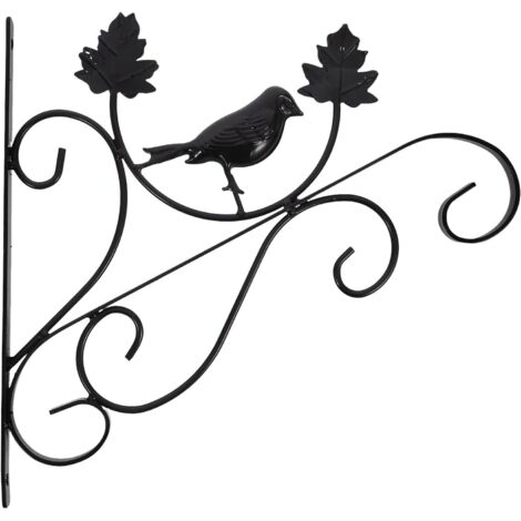 Support mural en fer pour plantes suspendues d'extérieur (1/5)