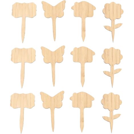 40 étiquettes pour plantes et fleurs d'intérieur, idéales pour les herbes aromatiques. (1/5)