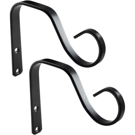 Lot de 2 supports muraux robustes pour plantes d'extérieur (1/5)