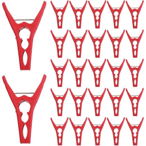 100 grands clips de fixation réutilisables pour tuteurs de plantes grimpantes (1/5)