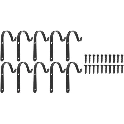 Supports de paniers suspendus et crochets muraux en métal pour l'extérieur (1/5)