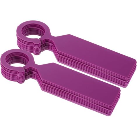 100 étiquettes en plastique pour plantes de jardin suspendues (1/5)