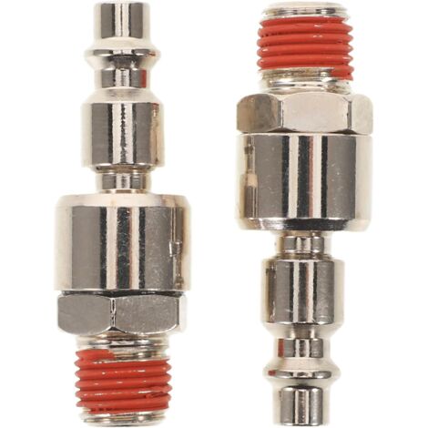 Raccord pneumatique pivotant métallique 1/4 NPT à rotation rapide 360° (1/5)