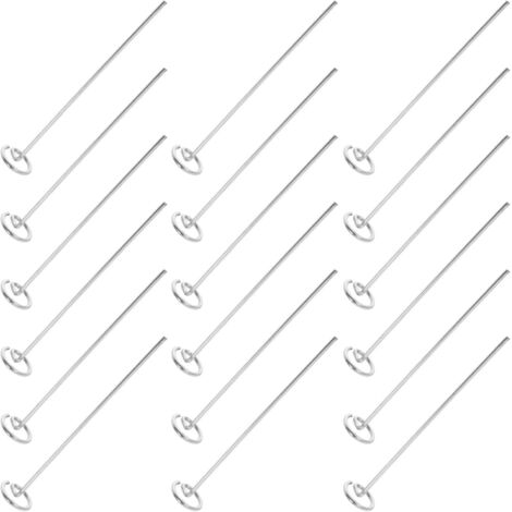 Lot de 20 piquets métalliques en forme de G pour jardin paysager, 152 mm (1/5)