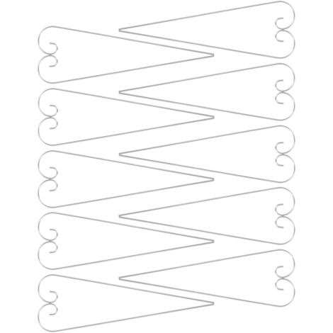 Lot de 20 crochets de berger pour l'extérieur, marqueurs de jardin en métal (1/5)