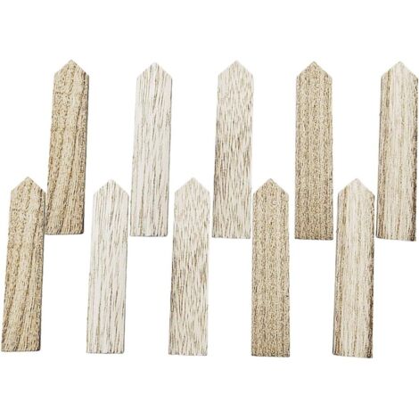 Lot de 20 étiquettes en bois pour plantes succulentes, marqueurs de jardin (1/5)