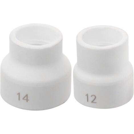 Buse de torche de soudage TIG en cramique oxyde daluminium 2 pices (1/5)