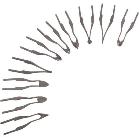 Ensemble de 10 pointes de pyrogravure haute impdance pour la gravure sur bois (1/3)