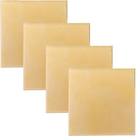 Plaques en laiton rsistant lusure 4 pices 05 mm x 50 mm pour (1/5)