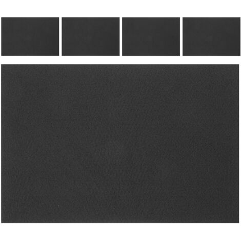 Couverture en feutre de carbone 150 x 50 x 25 mm 5 pices ignifuge et rsistante la chaleur (1/5)
