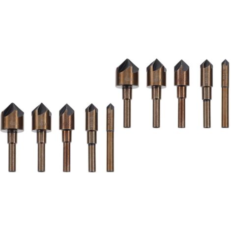 10 pièces d'outils de menuiserie pour chanfreiner les trous (1/5)