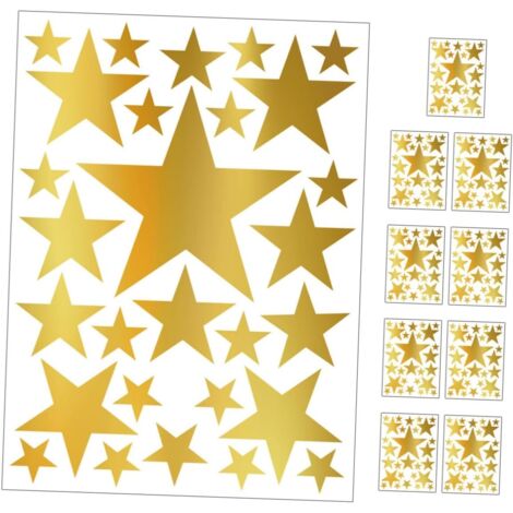 ces Autocollants toiles Dor es Paillettes Stickers Muraux (1/5)