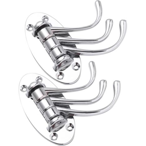 De 2 Porte crochets Pivotants En Alliage De Zinc Triple Bras (1/5)