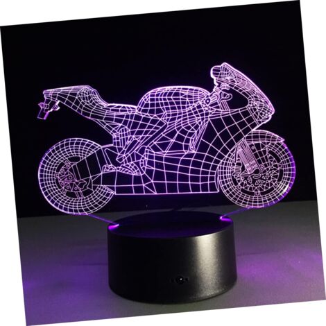 Illusion Couleur Changeante Lampe Led Moto Effet Lumineux (1/5)