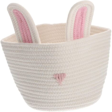 Tiss Corde de Coton avec Oreilles de Lapin Panier de (1/5)