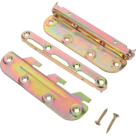ensembles Supports de Fixation Rails Lit Fer Robuste avec (1/5)