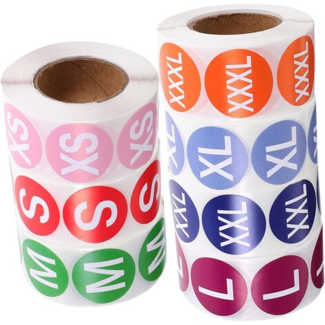 tiquettes de Rondes Autocollantes pour V tements Diff rentes (1/5)