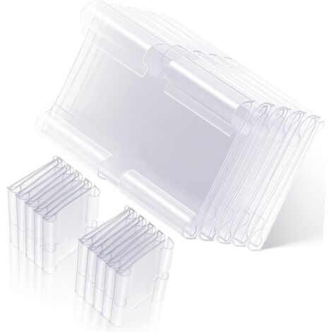 pi ces Lot Supports tiquettes PVC Claires pour Pr sentoirs (1/5)