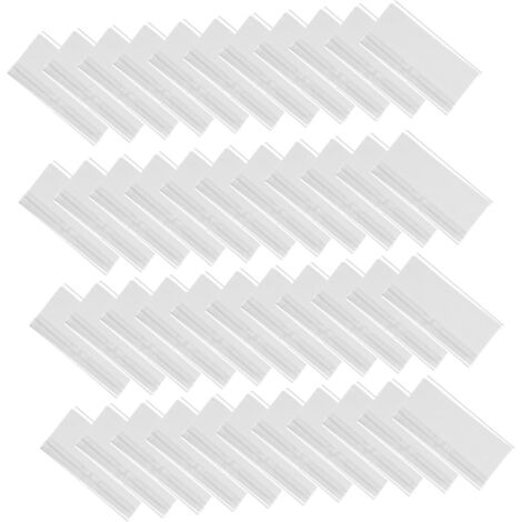 Porte tiquette Transparente Clipser Pour tag res Et Bacs De (1/5)