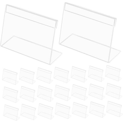 pi ces Support tiquettes Transparent Acrylique Stable pour (1/5)