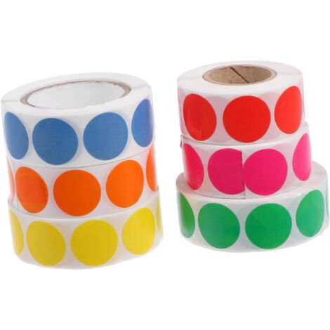 tiquettes Autocollantes Rondes Points Adh sifs Couleur (1/5)