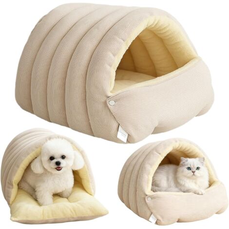 d hiver ferm pour chat Lavable Nid douillet Lit chaud pour l (1/5)