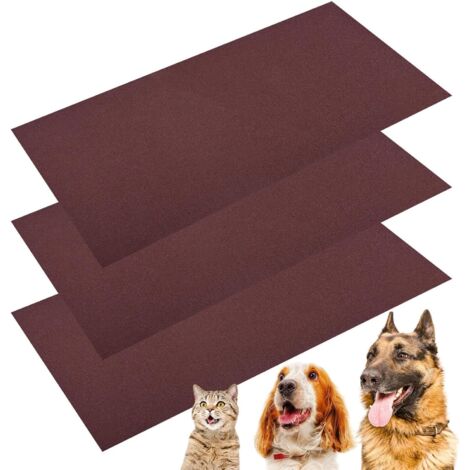 ongles pour chat lot de 3 feuilles de papier abrasif auto (1/5)