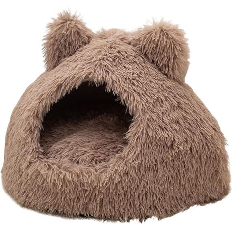 de Lit pour Chat Chaud Tente Semi Ferm e Douce pour Chaton (1/5)